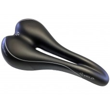 Седло Velo MTB Eagle O (VL-1475A), 264х139мм, 357 грамм, Gel, с отверстием, черное