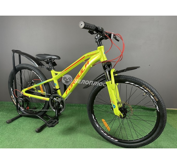 Велосипед AL 24" Formula BLACKWOOD 1.0 DD FR 2025 зелено-червоний