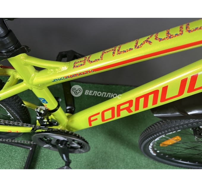 Велосипед AL 24" Formula BLACKWOOD 1.0 DD FR 2025 зелено-червоний