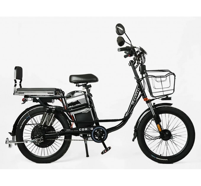 Велосипед ST 22" Corso Shadow Pro 48V 20AH 800W 2026 чорний Велосипед ST 22" Corso Shadow Pro 48V 20AH 800W 2026 чорний