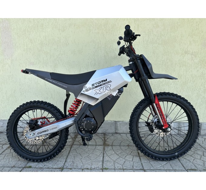 Велосипед ST 19"/17" Corso STORM E-2500 Neo 60V 27Ah 2500W 2026 чорно-червоний