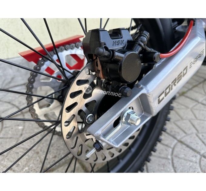 Велосипед ST 19"/17" Corso STORM E-2500 Neo 60V 27Ah 2500W 2026 чорно-червоний
