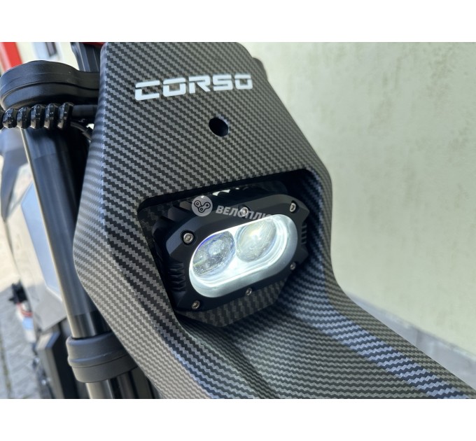 Велосипед ST 19"/17" Corso STORM E-2500 Neo 60V 27Ah 2500W 2026 чорно-червоний