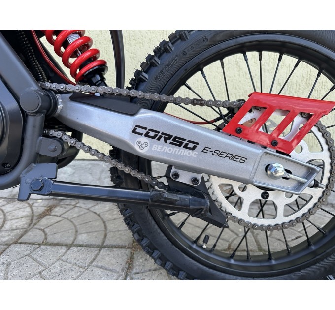 Велосипед ST 19"/17" Corso STORM E-2500 Neo 60V 27Ah 2500W 2026 чорно-червоний