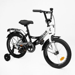 Велосипед ST 16" Corso MAXIS 2026 чорно-білий