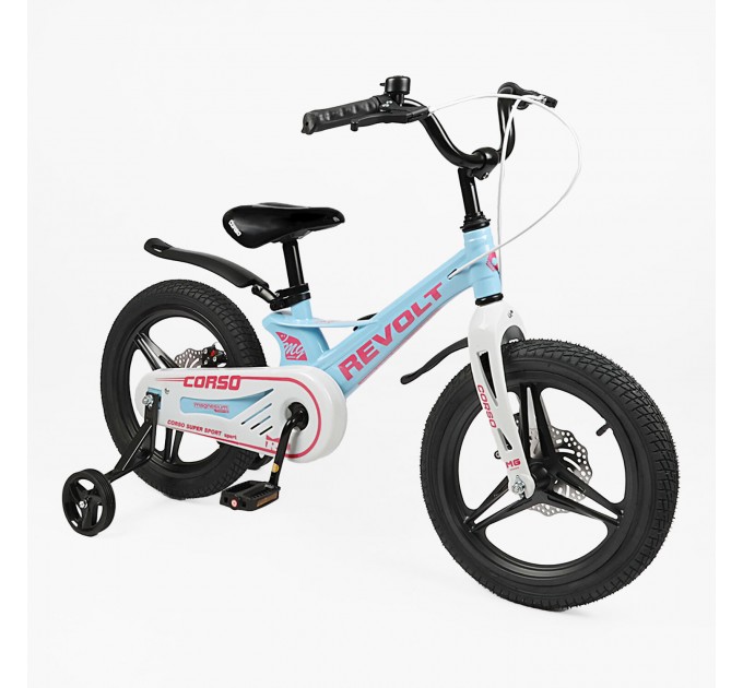 Велосипед MG 16" Corso REVOLT 2026 блакитний