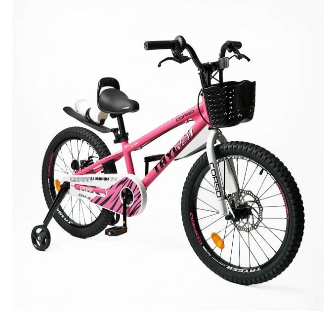 Велосипед AL 20" Corso TAYGER 2026 рожевий
