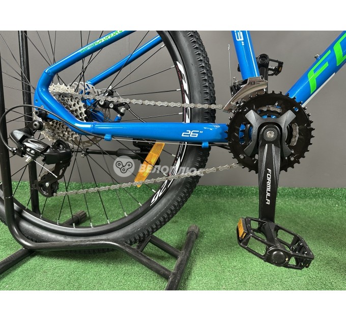 Велосипед AL 26" Formula THOR DD CS 2026 синій з зеленим