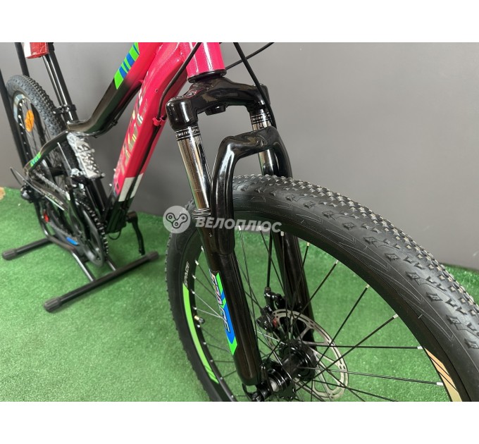 Велосипед ST 24" SPACE AURORA DD FR 2026 рожево-чорний