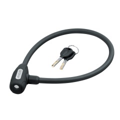 Замок трос KLS Jolly під ключ 12x650 мм чорний