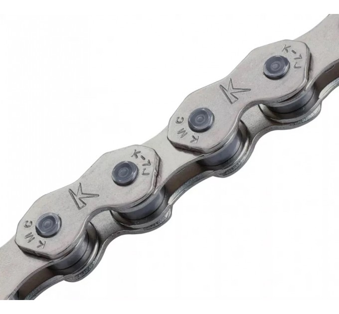 Ланцюг 1 шв.112 ланок 1/2"х1/8" КМС К1 silver/silver