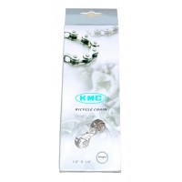 Цепь КМС S1 (Z410), ХВЗ, размер 1/2"х1/8", 112 звеньев, с замком, коричневая