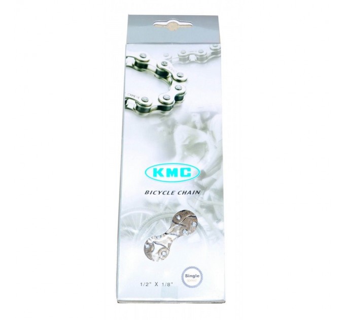 Ланцюг КМС S1 (Z410), ХВЗ, розмір 1/2"х1/8", 112 ланок, з замком, коричнева