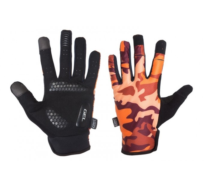 Рукавички Green Cycle Rocker з закритими пальцями S коричневий камуфляж
