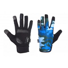 Рукавички Green Cycle Rocker з закритими пальцями S синій камуфляж