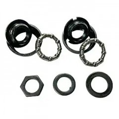 Каретка под цельнолитые шатуны, чашки 43мм,  Подшипник:  5/16 * 7, Резьба: R-13/16" * 24T/L-3/4" * 2