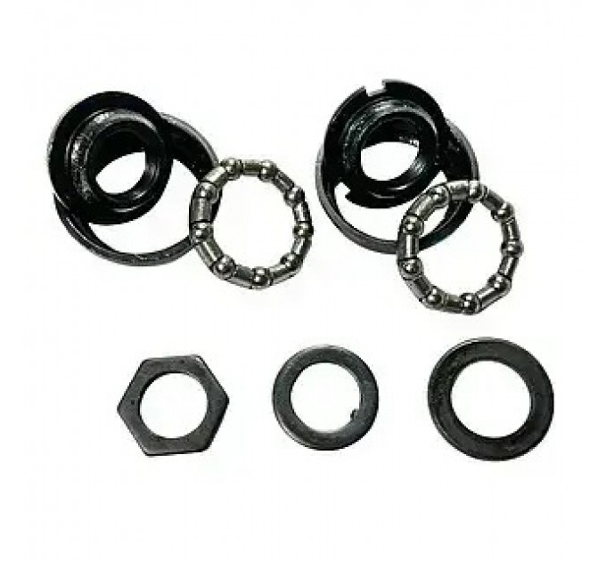 Каретка под цельнолитые шатуны, чашки 43мм,  Подшипник:  5/16 * 7, Резьба: R-13/16" * 24T/L-3/4" * 2