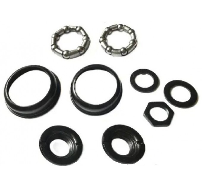 Каретка под цельнолитые шатуны, чашки как американка 51,5мм,  Подшипник: Пром , Резьба: R-15/16" * 2