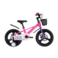 Велосипед MG 16" SPACE KID ORION DD 2026 рожевий з фіолетовим