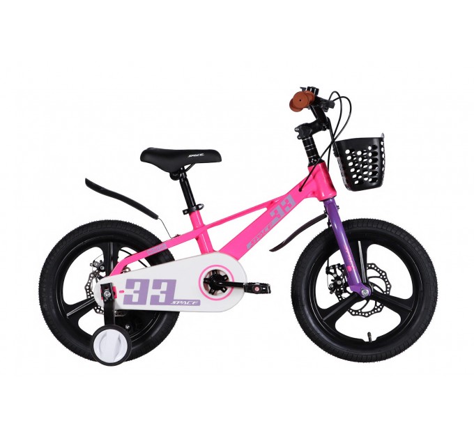Велосипед MG 16" SPACE KID ORION DD 2026 рожевий з фіолетовим