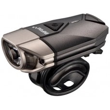 Передний фонарь Infini Super Lava I-263P-Titanium+Black, 1 светодиод 3W, 4 режима, USB, черный