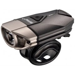 Переднє світло Infini Super Lava I-263P-Titanium+Black, 1 світлодіод 3W, 4 режими, USB, чорний