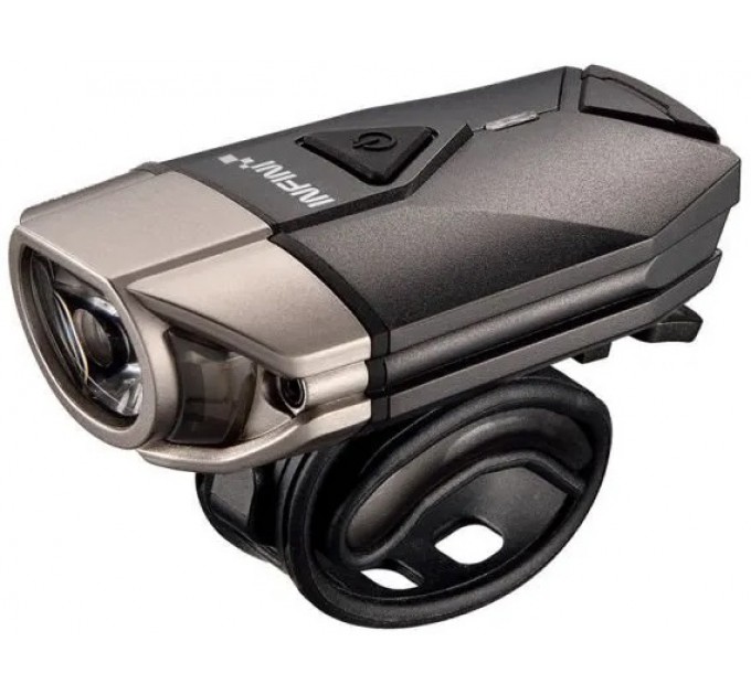 Переднє світло Infini Super Lava I-263P-Titanium+Black, 1 світлодіод 3W, 4 режими, USB, чорний