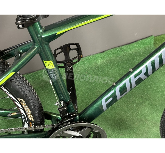 Велосипед AL 26" Formula MOTION DD FR 2025 зелено-сірий