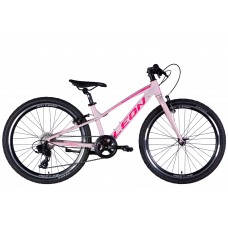 Велосипед AL 24" Leon JUNIOR Vbr CS 2025 розовый с малиновым