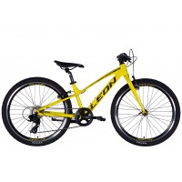 Велосипед AL 24" Leon JUNIOR Vbr CS 2025 жовтий з чорним