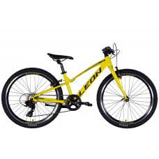 Велосипед AL 24" Leon JUNIOR Vbr CS 2025 желтый с черным