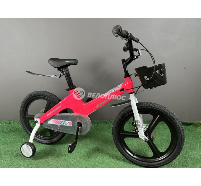 Велосипед MG 18" SPACE KID MOON DD 2026 рожевий