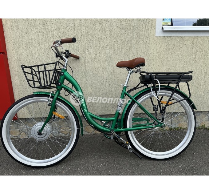 Велосипед ST 26" Dorozhnik eAQUAMARINE BH 36V 13Ah 500W 2026 зелений