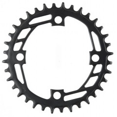 Зірка передня ONRIDE Solo 10, 36Т, BCD: 104 мм, сталь, чорний