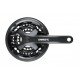 Шатуни ONRIDE Trio 850P 22-32-42Т (8 шв.), 170 мм, під квадрат, чорний Шатуни ONRIDE Trio 850P 22-32-42Т (8 шв.), 170 мм, під квадрат, чорний