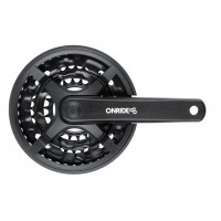 Шатуни ONRIDE Trio 830P 22-32-42Т (8/7/6 шв.), 170 мм, під квадрат, чорний