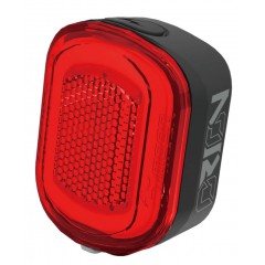 Мигалка задня Moon Orion 50 люмен, вбудований аккум, USB TYPE-C кабель, чорна