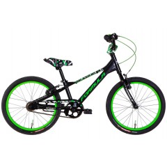 Велосипед AL 20" Formula Kid SLIM BH 2026 чорний з зеленим