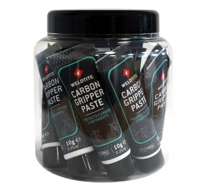 Паста фрикційна Weldtite 02004 CARBON GRIPPER PASTE, для монтажу карбонових компонентів, 10гр