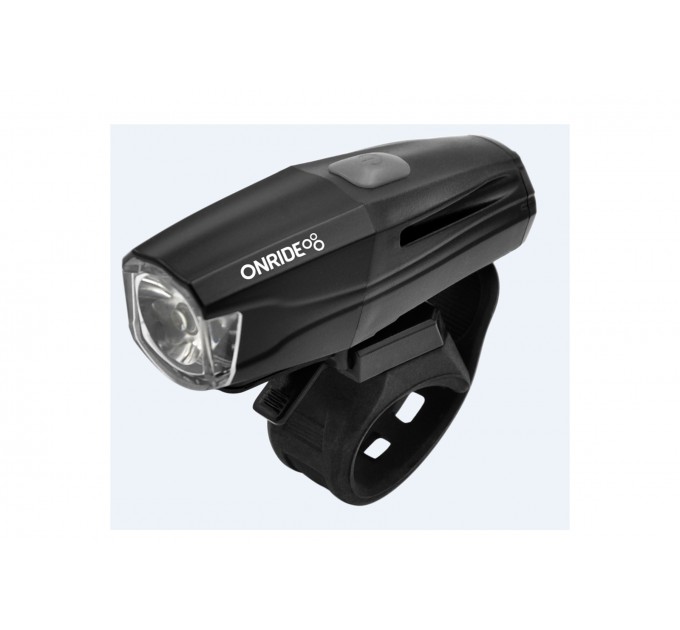Велосипедна фара ONRIDE Beam 20 (700 lm), чорна Велосипедна фара ONRIDE Beam 20 (700 lm), чорна