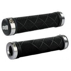Гріпси ODI Cross Trainer MTB Lock-On Bonus Pack, чорні з серебристими замками
