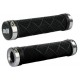 Гріпси ODI Cross Trainer MTB Lock-On Bonus Pack, чорні з серебристими замками