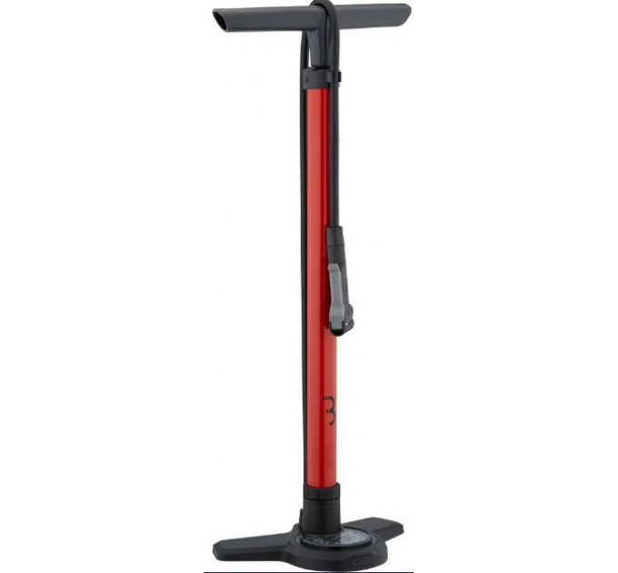 Насос BBB BFP-28 "AirBoost" підлоговий з манометром, композитн. червоний