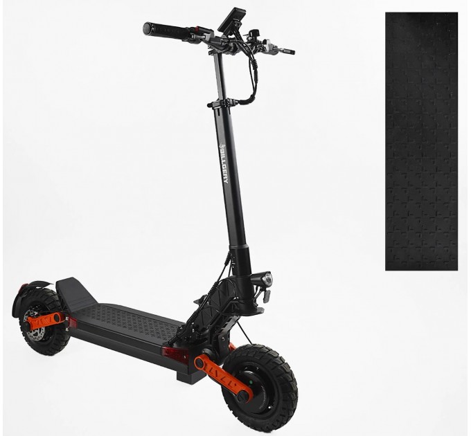 Скутер 10" Billgery 60V 18Ah 2*1000W 2025 чорний