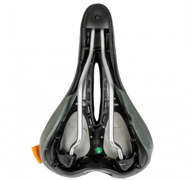 Седло Velo MTB Pump OM (VL-3147), 273х179мм, с отверстием, черное