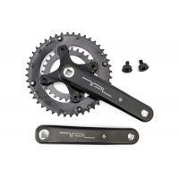 Шатун PROWHEEL TPL-101 алюм. L170мм 28-44Т под квадрат, черный