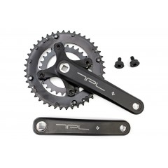 Шатун PROWHEEL TPL-101 алюм. L170мм 28-44Т під квадрат, чорний