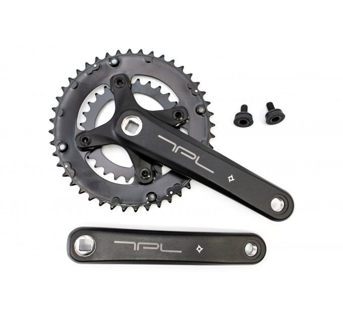 Шатун PROWHEEL TPL-101 алюм. L170мм 28-44Т під квадрат, чорний