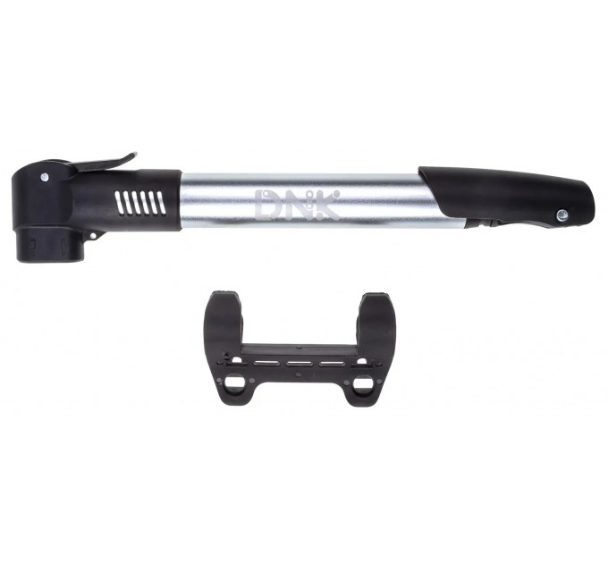 Насос компактний DNK Nappa алюмінієвий, 28 см, макс. тиск 80 psi, голівка здвома отворами під FV/AV