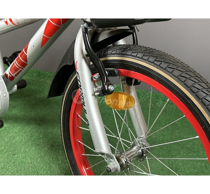 Велосипед AL 18" Formula STORMER 2021 серебристо-красный